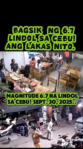 Lindol sa Cebu, footage sa loob ng restaurant. Takbuhan ang mga tao! #lindolsacebu #Cebu #CebuEarthQuake #PhEaethQuake #lindol #PHILVOCS #LindolSaCebuUpdate #lindolsacebulatest #fypviralシ | YT MAN PH