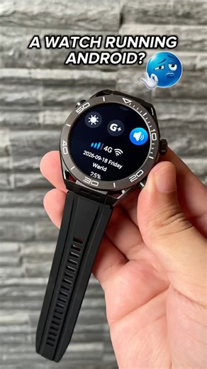 This Watch Runs Android… Seriously! #AndroidWatch #Smartwatch #4GSmartwatch