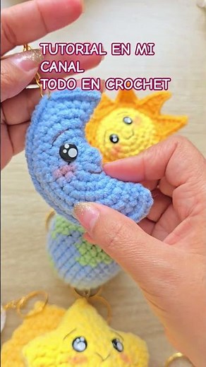 Crochet amigurumi planet earth keychain 🌎 crochet world globe