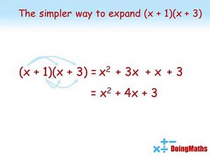 How to Expand Pairs of Brackets - Multiplying Brackets in Algebraic Expressions Maths Lesson