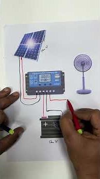 सोलर चार्ज कंट्रोलर के कनेक्शन कैसे करें?॥ how to install solar charge controller between battery