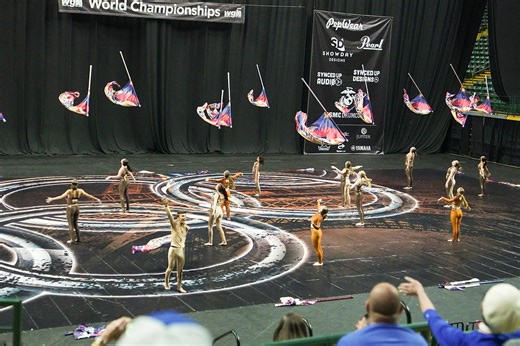 Rapturous Welcome Greets World-Champ SHS Winter Guard Team