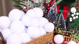 Christmas Snow Blanket with LED Lights 5.83 Feet x 18 Inch - Lighted Snow Blanket with Battery Box Light String - Artificial Winter Fake Snow Table Runner for Christmas Decorations (F/White)