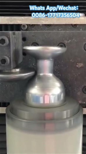 Aluminum bottle 1070 Pharma packaging essential oil bottle spin forming factory manufacture necking