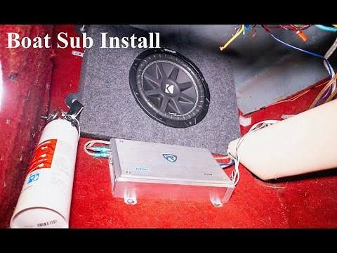 HOW TO Install Subwoofer in Boat