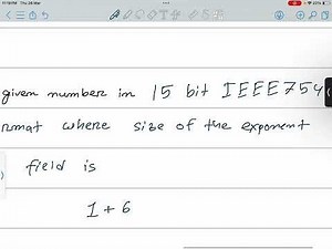 Bias, Biased Exponent calculation with Example