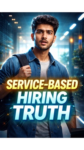 Service-Based Hiring Truth🔥 (TCS, Infosys, Wipro) #shorts #telugu #TCS #Infosys #Wipro #ServiceBased