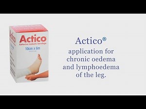 Full leg bandaging with Actico