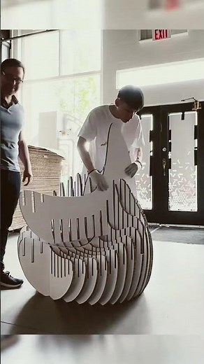 Making a Cardboard Chair #cardboardchair #cardboardcraft #cardboardproject #cardboarddesign #diy