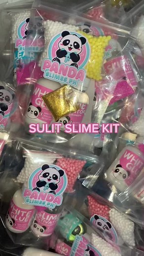 Panda Slime Kit for a Satisfying Slime Experience