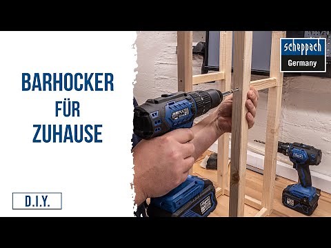 Stylische Barhocker selber bauen - einfache DIY-Anleitung