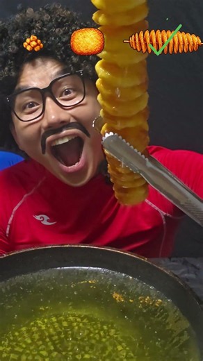 GIANT Potato Twister 🌪️🥔 Challenge lah