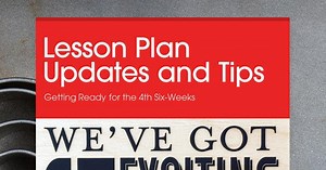 Lesson Plan Updates and Tips