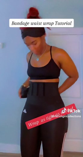 Bandage Waist Wrap Tutorial for a Snatched Waist