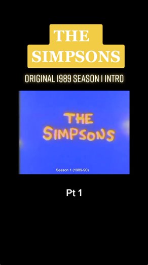 The Simpsons s1 intro pt1 Who liked The Simpsons? #thesimpsons #simpsons #homersimpson #cartoon #nostalgia #fyp #cartoonedit #original