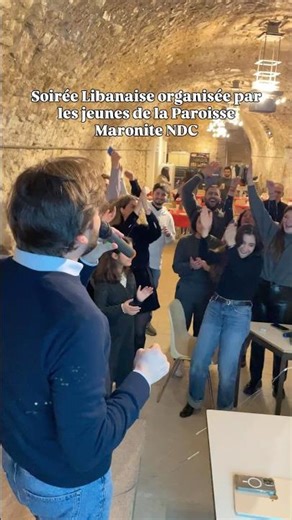 Soirée Libanaise organisée par les jeunes de la Paroisse Maronite
