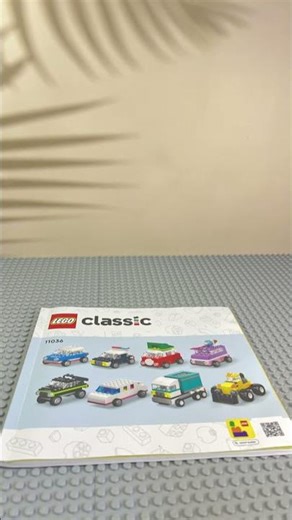 LEGO Classic 11036 Car Build - Stop Motion Animation #lego #automobile #marblerun#legosets #legocity