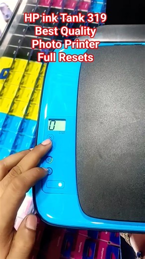HP ink Tank 319 Best Quality Photo Printer Full Resets#hp #service #printersupportsoftware