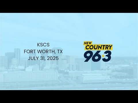 KSCS Fort Worth, TX (New Country 96.3) | Hourly Station ID & Sweeper | July 31, 2025