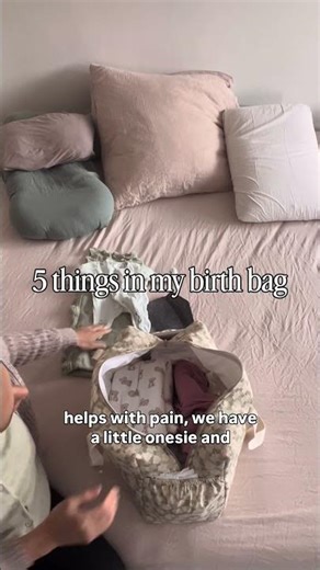 5 Things in My Birth Bag! #birthpreparation