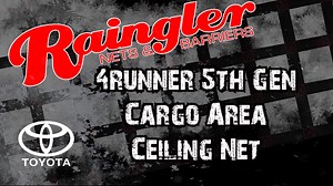 2010 - Newer Toyota 4Runner 5th Gen (N280) Cargo Area Ceiling Attic Net