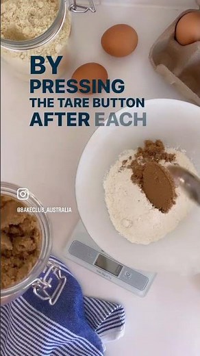 Baking Tip – Using the Tare settings on your digital scales