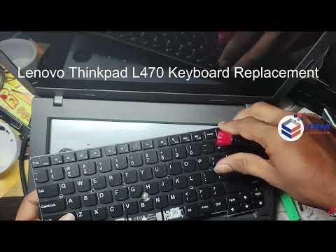 How To Replace Lenovo L470 Keyboard | Laptop Keyboard Replacing #keyboard #laptop #l470laptop