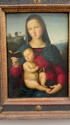 Mary and the Child (Madonna Solly) by Raphael.