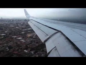 Tupolev TU-204 landing Mexico Airport