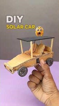People Didn’t Believe This Cardboard Solar Car #amazing