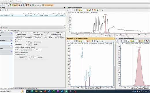 Qualitative LC MS HRMS - interpreting mass accuracy and isotope patterns