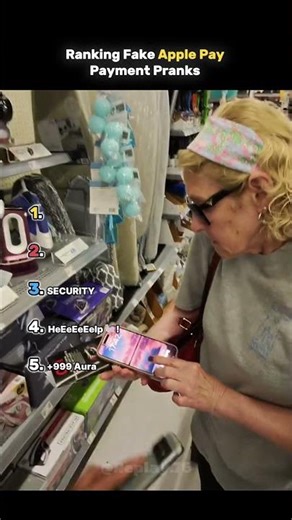 Ranking Fake Apple Pay Payment Pranks