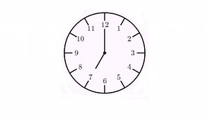 Telling time (labeled clock)