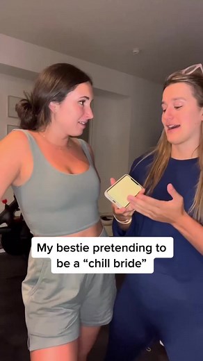 The line between chill bride and bridezilla is looking real thin @Victoria Garrick #besties #bachelorette #comedy #bridesmaid #millennial