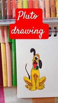 Pluto Disney Drawing #drawing #art #shorts