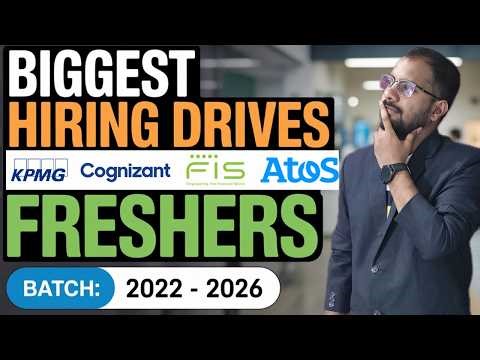 KPMG Recruitment Drive For Freshers Announced | FIS, Cognizant, crisil, Stable Money jobs | Register
