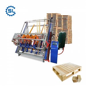 [Hot Item] Euro Wooden Pallet Automatic Nailing Machine Assembly Pallet Nailing Machine