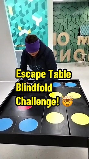 Blindfold Escape Puzzle Challenge at Museum of Illusion KL