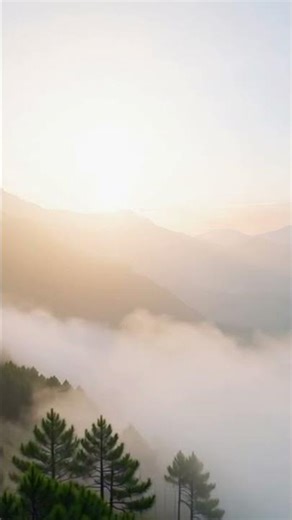 Soft Mountain Fog | A Quiet Moment of Stillness