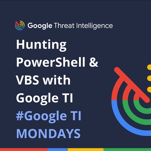 Hunt PowerShell & VBS like a pro! Use Agentic AI to unmask threats. Find these in Google TI saved searches via tag:GoogleTIMondays #GoogleTIMondays