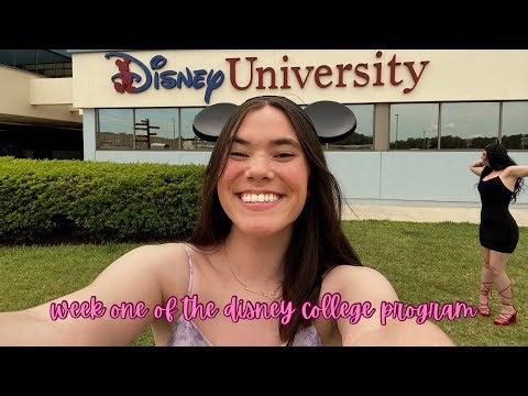 first week on the disney college program💖