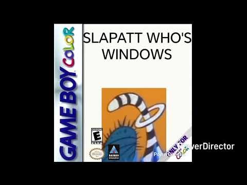 Slapatt Who's Windows Game Boy Color - ©2000 Hasbro Interactive/Altron