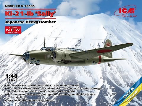 New ICM Ki-21 IB 'Sally' 1/48 (48195)