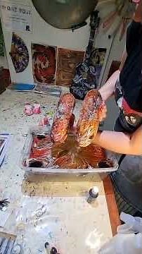 Water Marbling Shoes. Tips on prepping and Marbling.