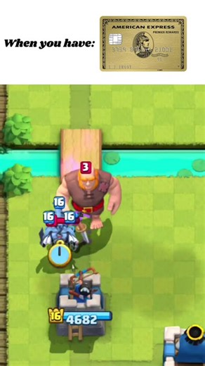 Credit card 💳Power| Clashroyale #clashroyale #clashroyaleshorts #clashroyalememes #gaming #supercell