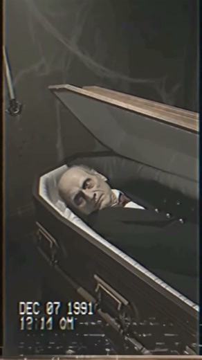 1991 VHS Footage: Coffin Opens By Itself… 😳📼 #Shorts #coffin #dead #scary #ghost