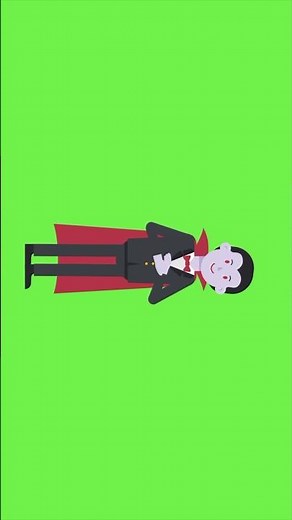 Animated Vampire Magic | Green Screen Halloween Stock Footage #greenscreen #vampire #animation