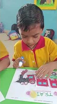 Nursery and PP1 students demonstrated their artistic side through coloring