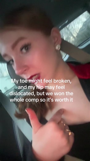 Guys this pain will probs go away soon so it fine 😭 #relateable #dance #comp #win