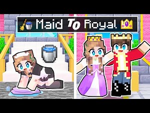 From MAID To ROYAL Story In Minecraft! (Tagalog)